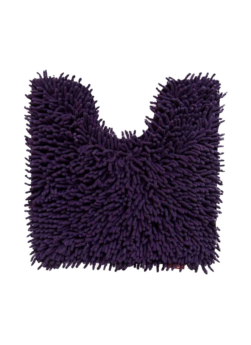 2_0067_13-1-26.jpg Purple Non-Slip Fluffy Soft Cotton Bathmat - BM 026 (40x40cm) - Image 1