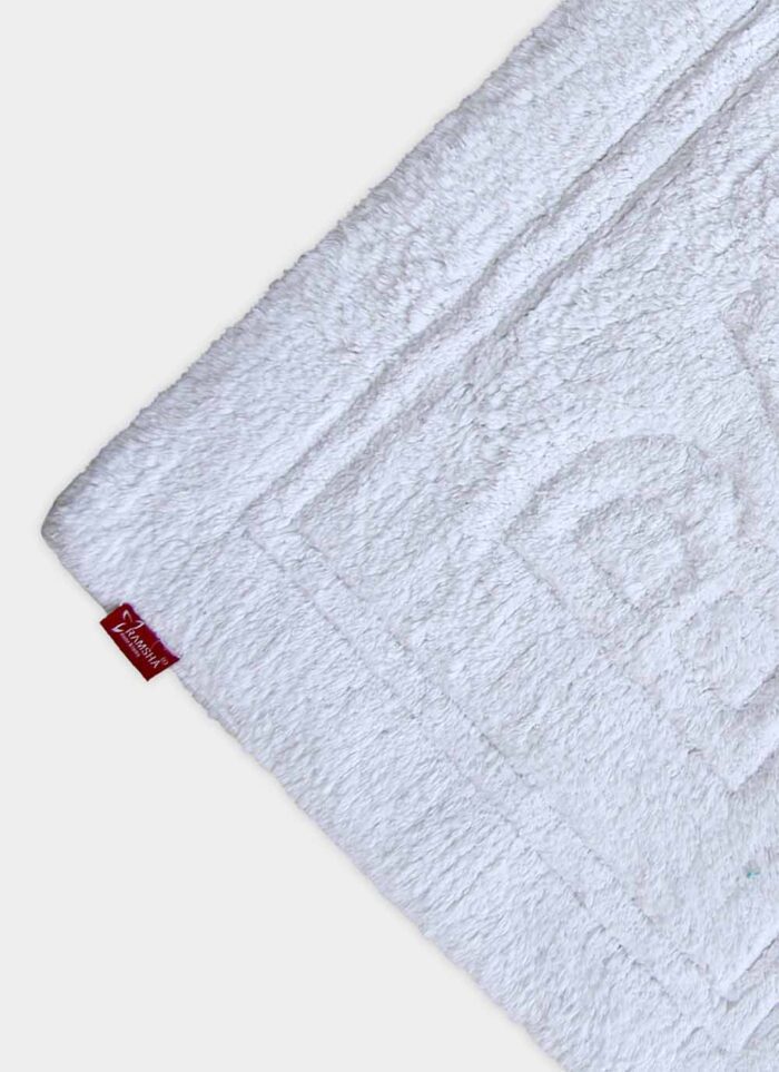 Handmade Bathmat BM 021 - White (40x60 cm) - Image 2