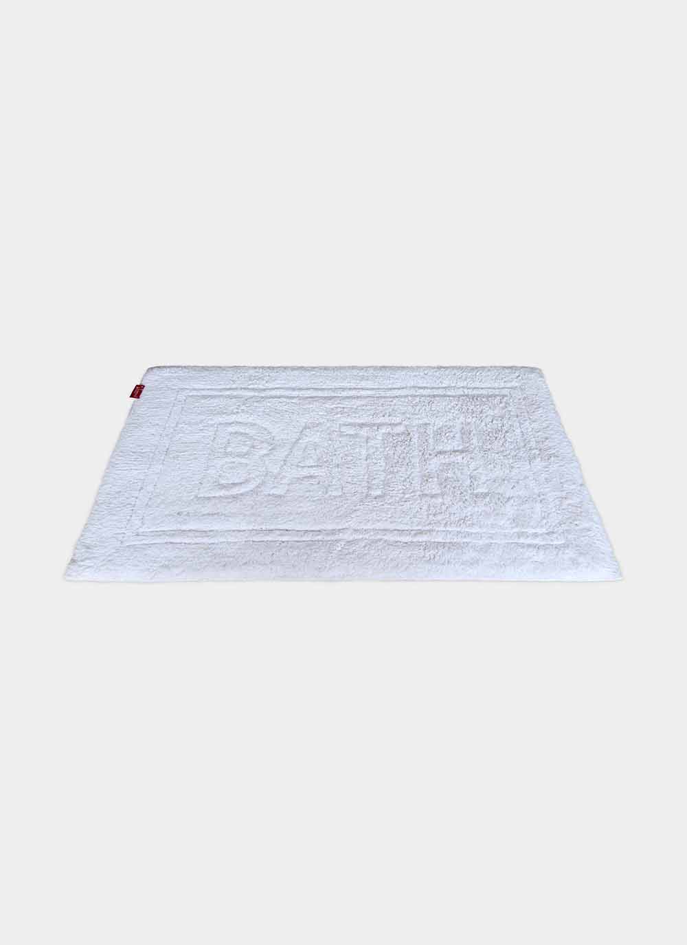 2_0070_12-1-1.jpg Handmade Bathmat BM 021 - White (40x60 cm) - Image 3