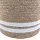Handmade Jute & Cotton Basket - BS 001 (25x25cm) - Image 3