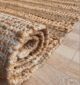 Durable natural color woven area rug SR 032 (170x240cm) by Ramsha Home
