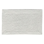 Bleach White Non-Slip Fluffy Soft Cotton Bathmat - BT 004 (60x90cm)