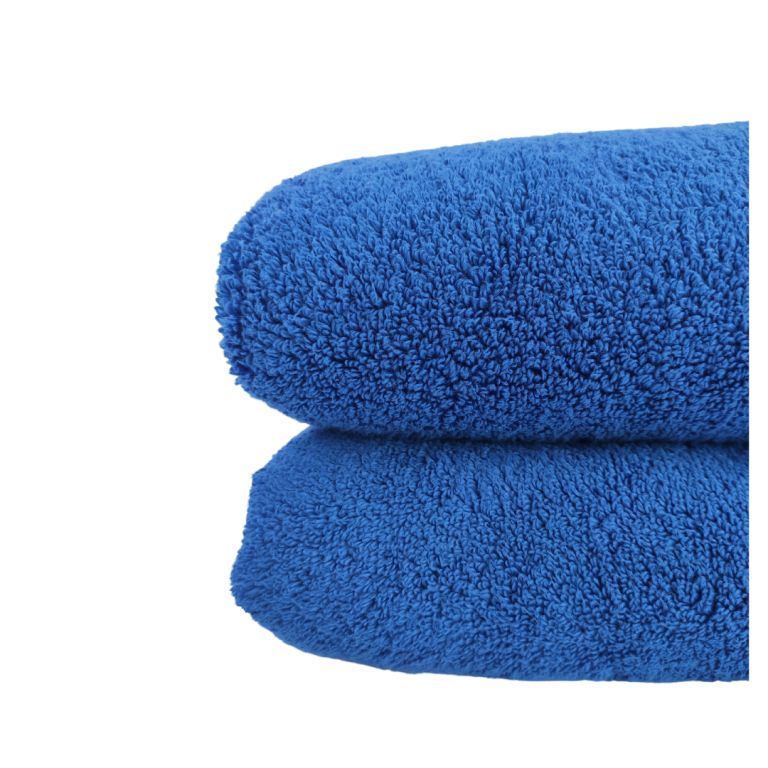 4-2-1.jpg Dark Blue 100% Cotton Bath Towel - TW 003 (75x150cm) - Image 4