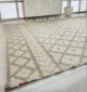 Premium quality dining room woven rug SR 026 in natural and grey (170x240cm)