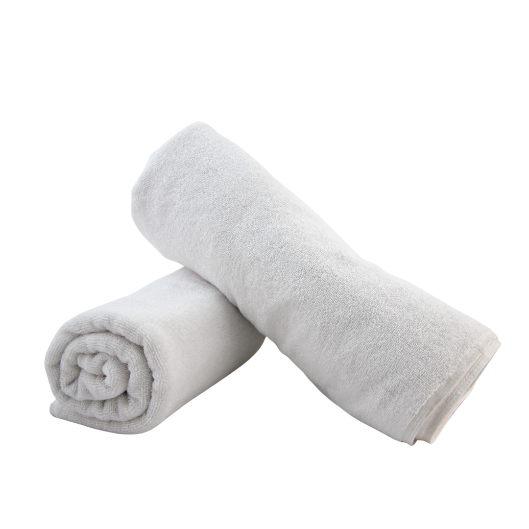 5-7.png Cleanup Bath Towel TW 009 - Bleach White (75x150cm) - Image 2