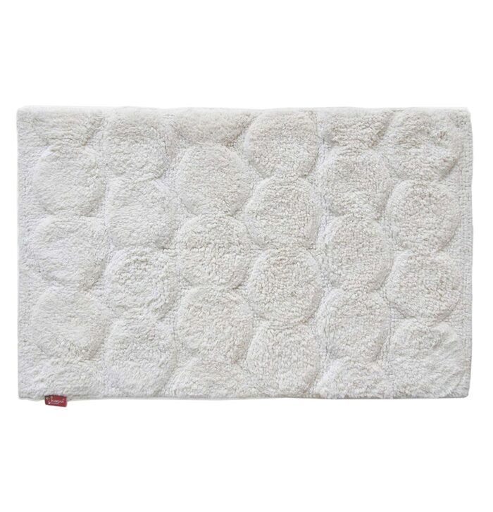 Stunning Bleach White Soft Cotton Bathmat - BM 011 (50x80cm)