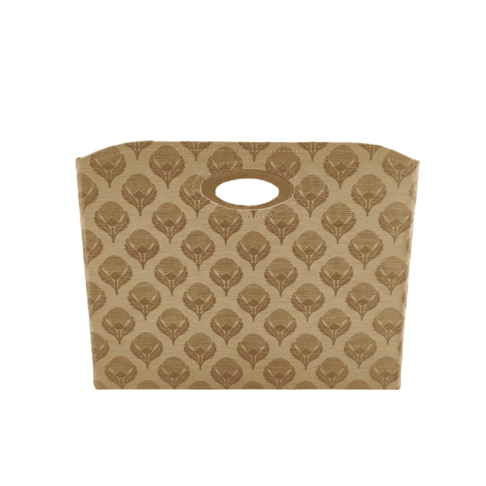 Amazing Beige & Gold Polyester Basket - BK 007 (35x20x27cm) - Image 4