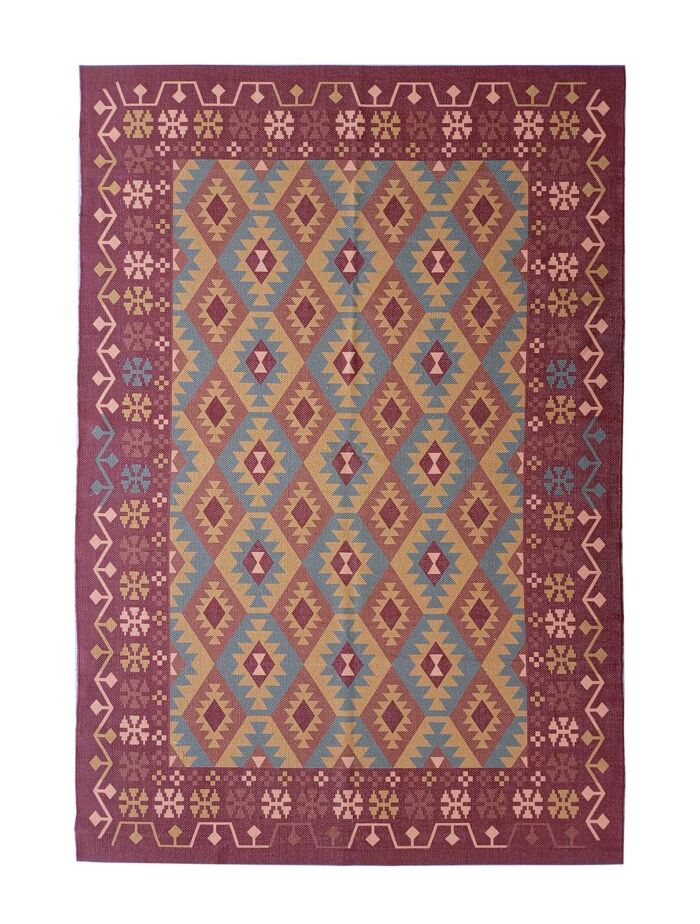 DD 018 bedroom decor digital printed rug, 60x90cm, enhancing your bedroom's ambiance by Ramsha Home.