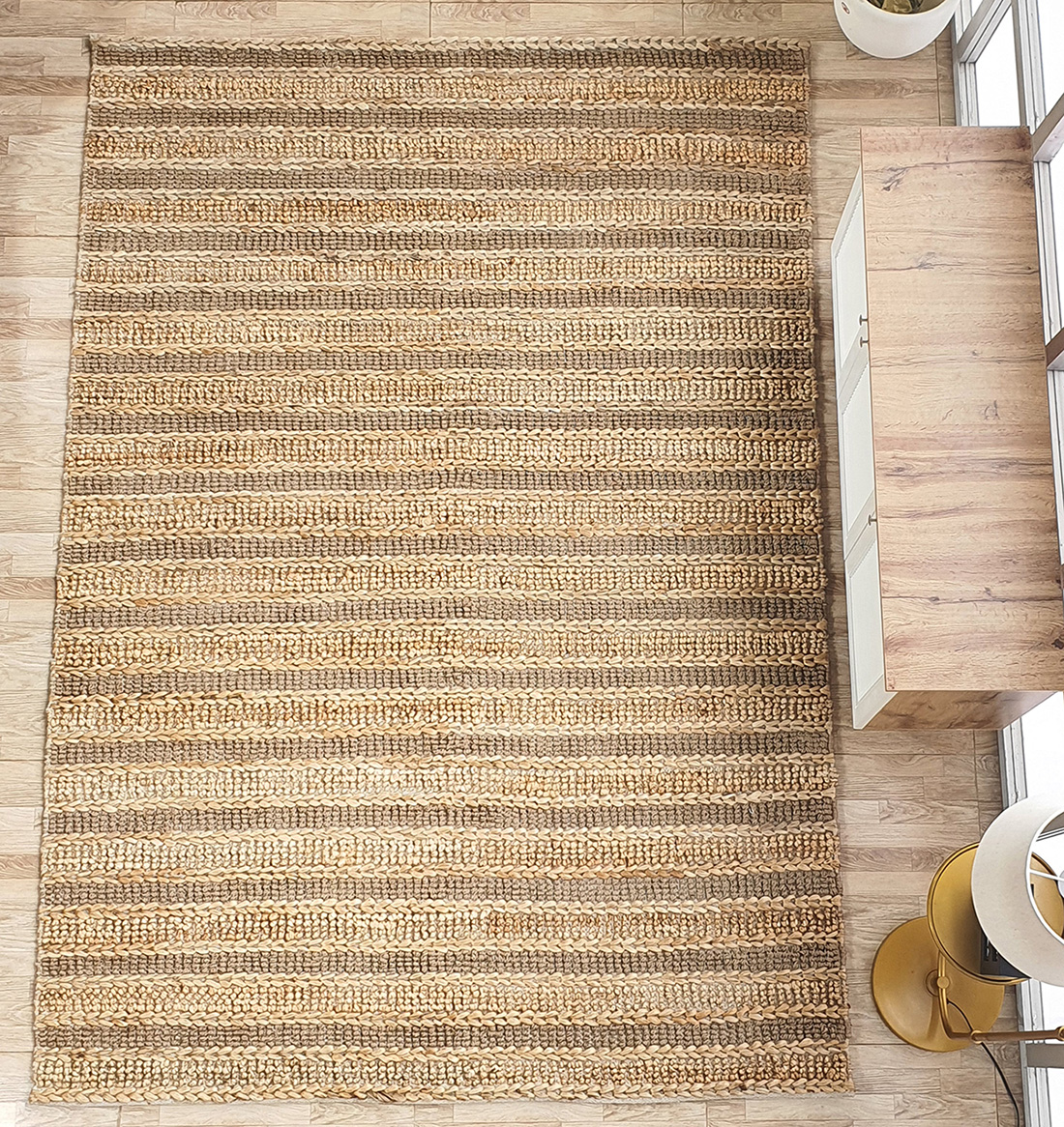 Handcrafted Woven Rug SR 032 (170x240cm) for Entryways by Ramsha Home Handcrafted woven rug SR 032 (170x240cm) ideal for entryways by Ramsha Home