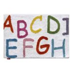 Beautiful ABC Alphabet Soft Cotton Bathmat - BM 014 (50x80cm)