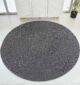Versatile round rug in black and white cotton for interior decor - BR 007 (120cm) by Ramsha Home
