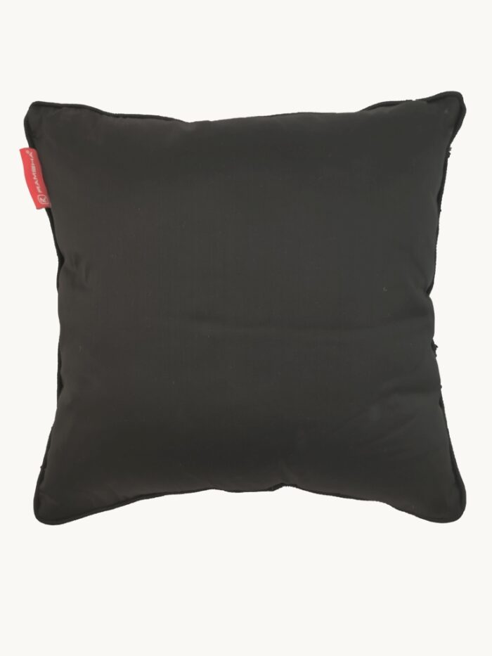 Black and Green Polyester Cushion Cover for Living Room and Playroom - CS 026 (40x40cm) - Image 3