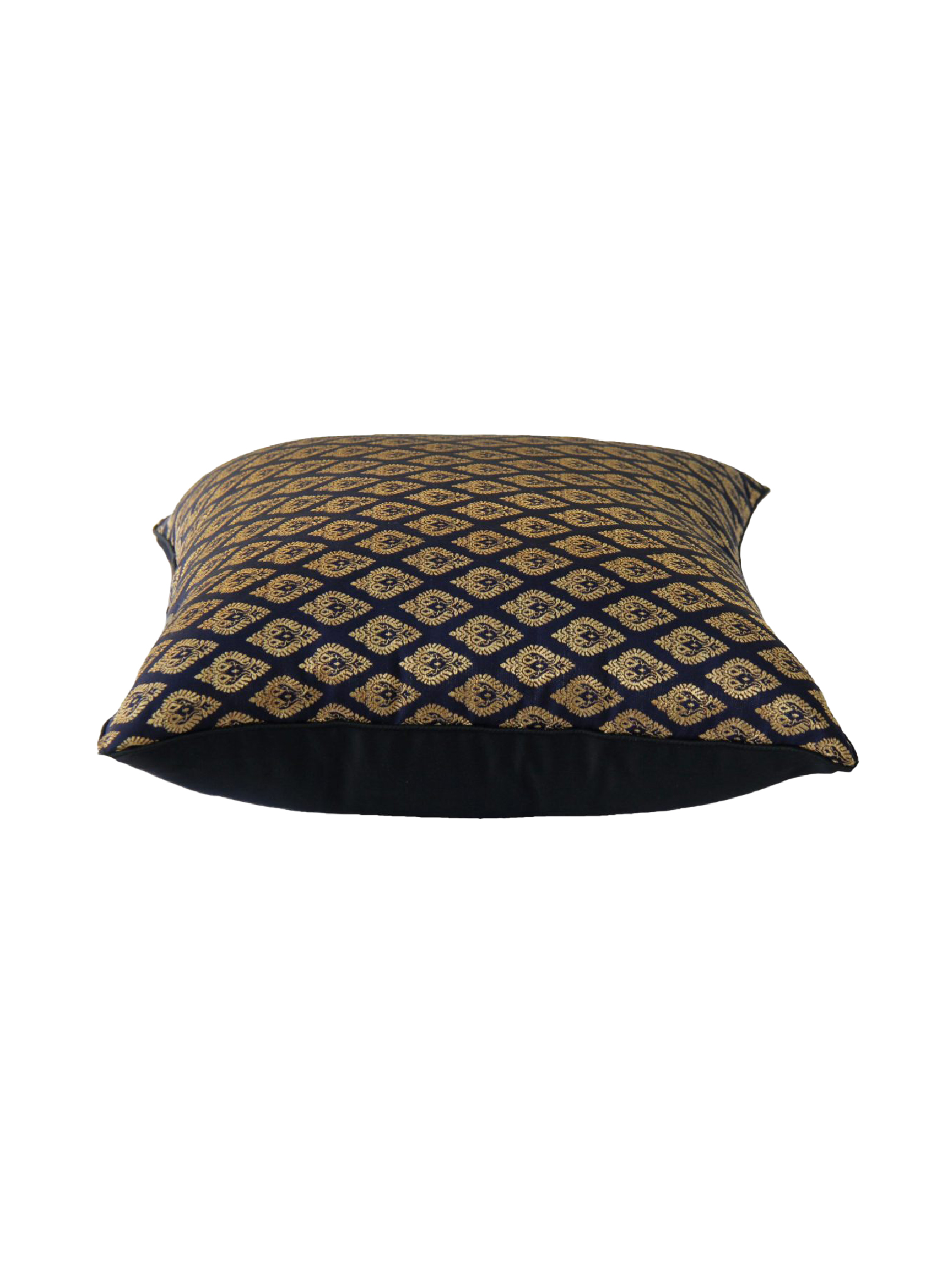 CUSHION-06.jpg Black and Gold Polyester Embroidery Cushion Cover for Living Room, Home Decor, and Bedroom - CS 014 (40x40cm) - Image 2