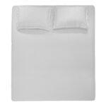 Luxurious Grey Cotton Bedsheet - BD 003 (230x250cm)