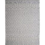 Natural White Color Indoor Decor Woven Rug - SRN 004 (170x240cm)