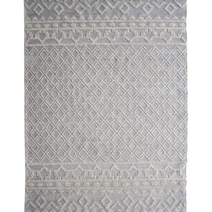 Natural White Color Indoor Decor Woven Rug - SRN 004 (170x240cm)