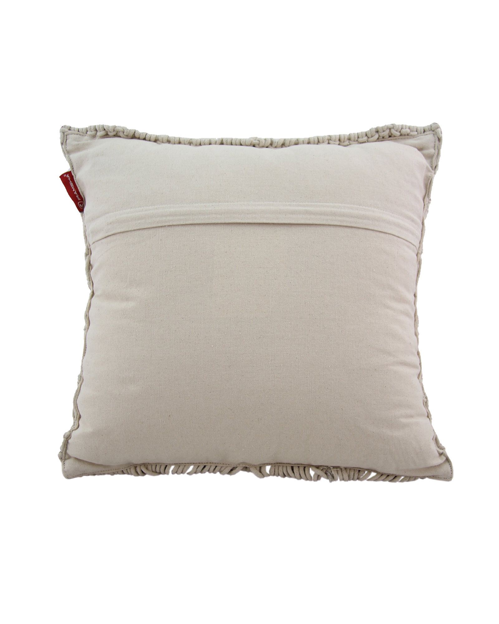 IMG_1002.jpg Cotton Cushion with Filler for Bedroom, Living Room, Hallway - CS 164 (45x45cm) - Image 3