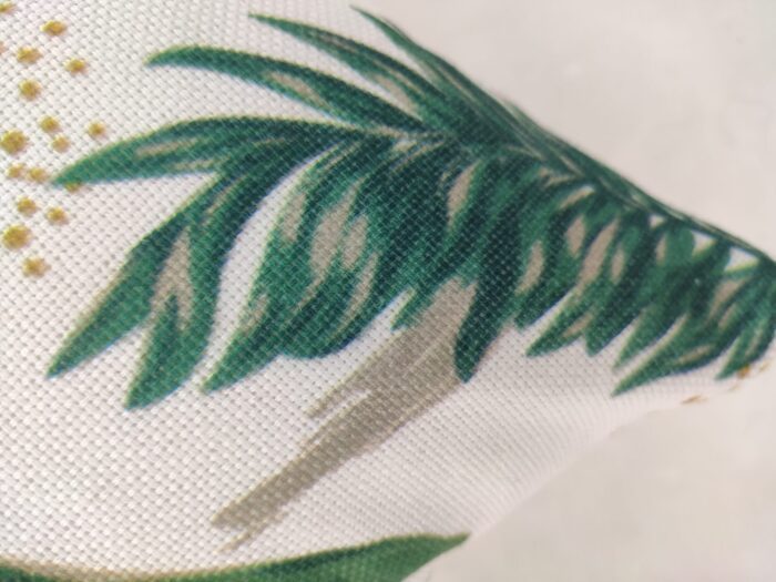 Beautiful Leaf Printed Cushion Cover - CS 010 (40x40cm) - Image 4