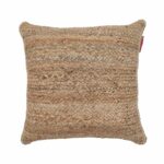 Natural Jute Decorative Farmhouse Cushion Cover for Couch, Sofa, and Floor - CS 032 (45x45cm)