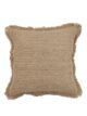 Natural Color Jute & Cotton Cushion with Filler for Balcony & Floor - CS 030 (45x45cm)