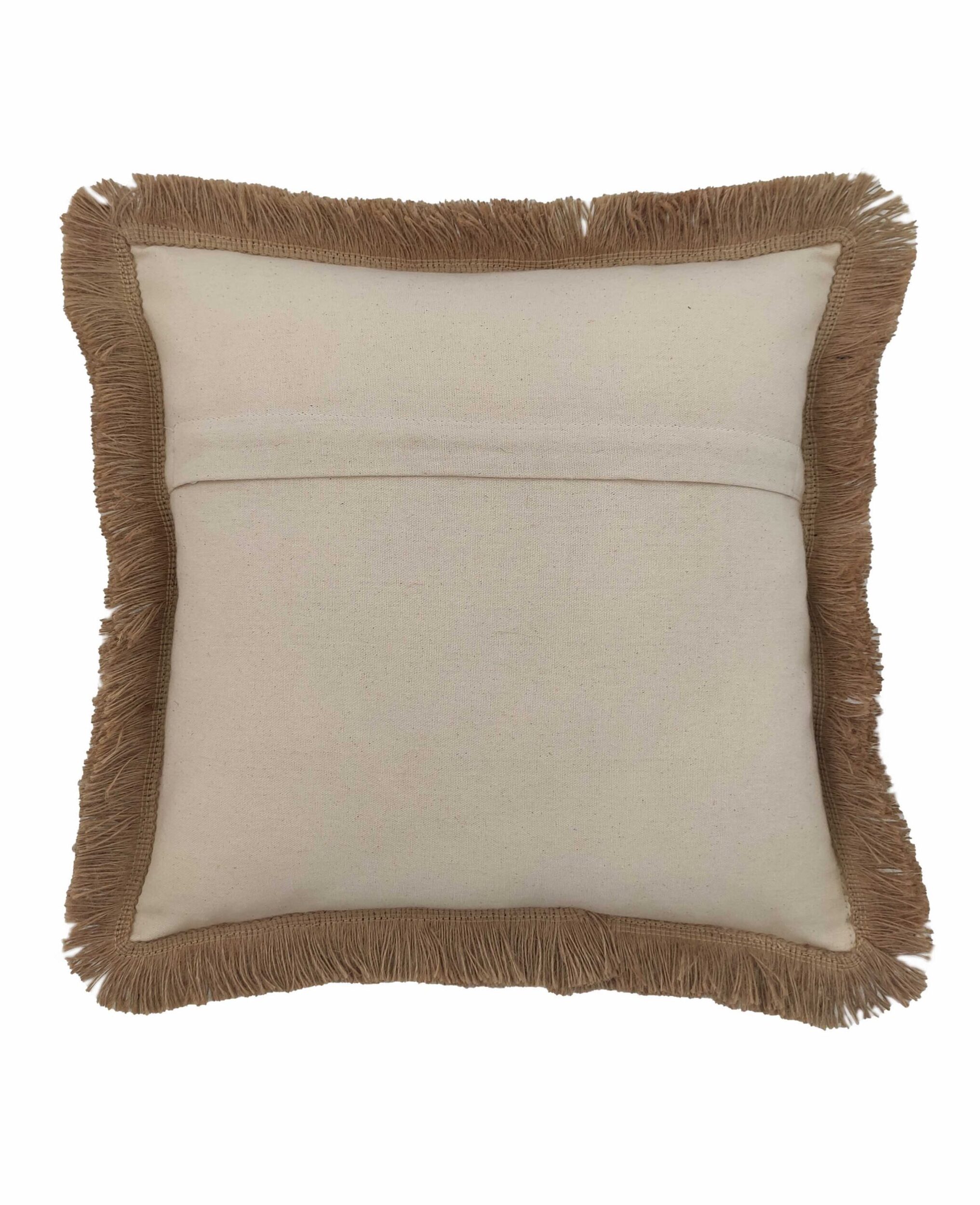 IMG_20211106_152745-1-scaled-2.jpg Natural Color Jute & Cotton Cushion with Filler for Balcony & Floor - CS 030 (45x45cm) - Image 2