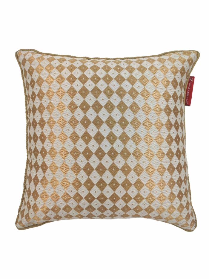 Silver & Gold Polyester Cushion Cover - CS 013 (40x40cm) - Image 1