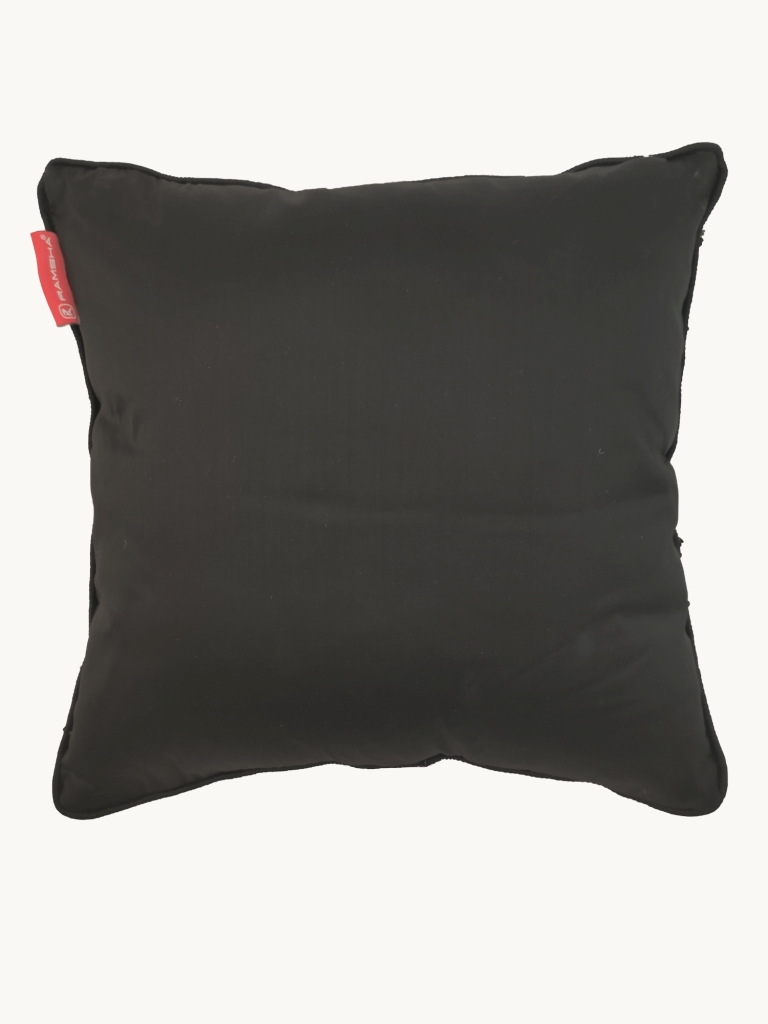 IMG_20211106_155243.jpg Black Polyester Magic Sequins Cushion Cover for Living Room and Playroom - CS 025 (40x40cm) - Image 3