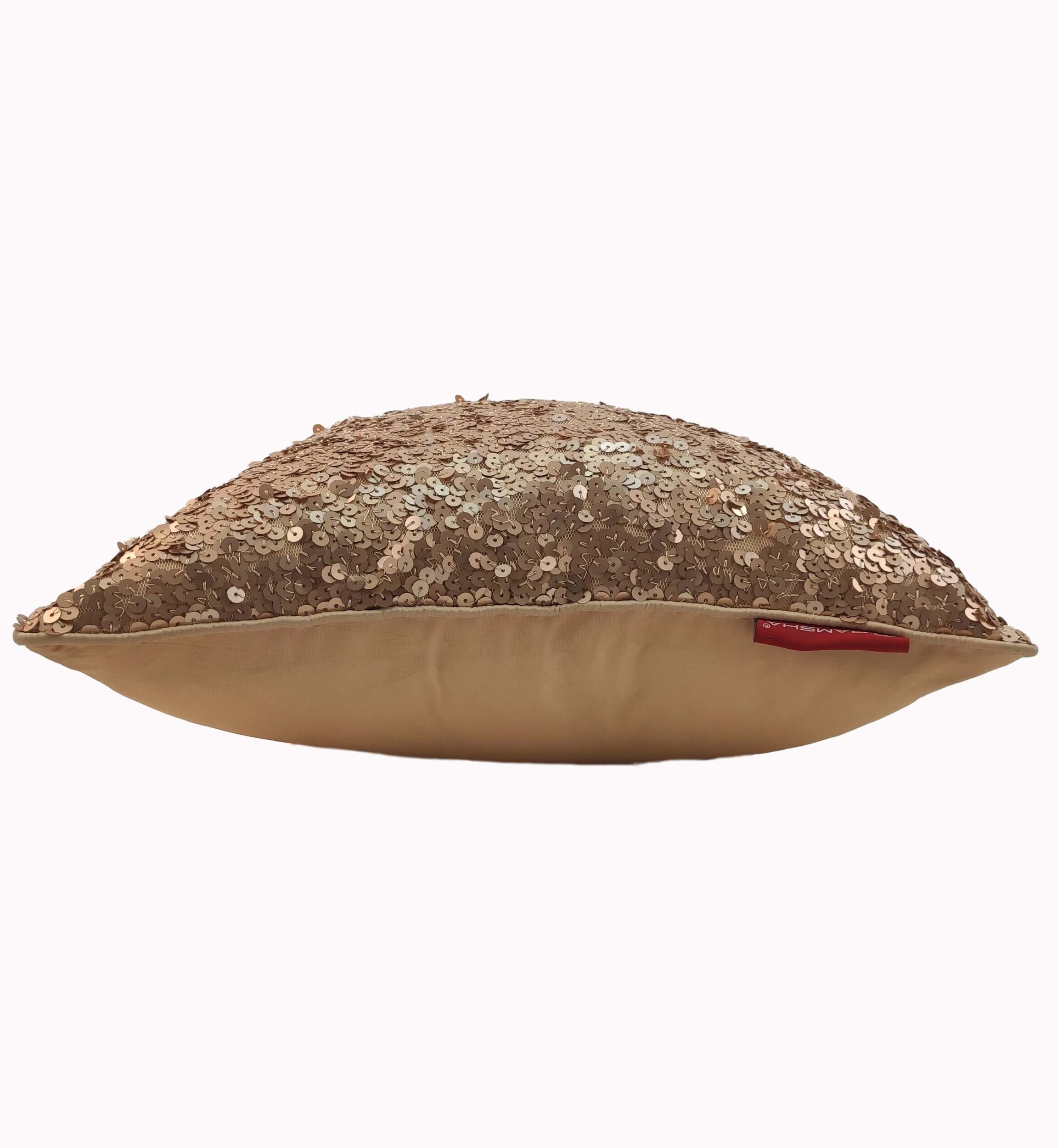 IMG_20211106_162723-scaled-1.jpg Gold Polyester Cushion Cover with Shiny Sequins for Bed, Couch, Sofa, and Car - CS 021 (40x40cm) - الصورة 5