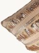 Beige Polyester Cushion Cover with Sparkling Sequins for Window Seat and Cafe - CS 027 (40x40cm) - الصورة 2