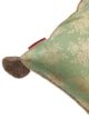Light Green Polyester Cushion Cover with Tassels for Bed, Couch, and Sofa - CS 042 (40x40cm) - Image 4