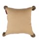Light Green Polyester Cushion Cover with Tassels for Bed, Couch, and Sofa - CS 042 (40x40cm) - Image 3