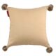 Gold Polyester Cushion Cover with Tassels for Bed, Couch, and Sofa - CS 044 (40x40cm) - Image 2