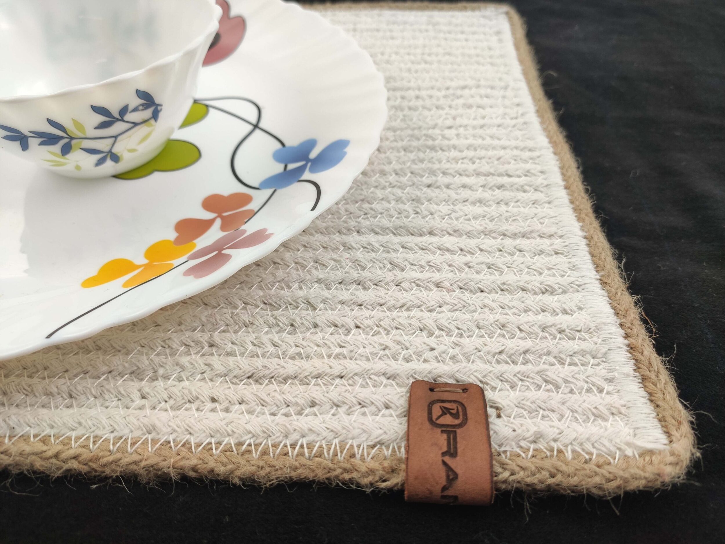 IMG_20211130_181519-scaled-2.jpg Natural and White Color Decor Placemat for Dining Table - PM 018 (30x44cm) - الصورة 4