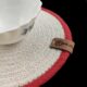 Round Red and White Placemat - PM 010 - Image 3