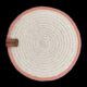 Pink & White Cotton Placemat - PM 011 - Image 3
