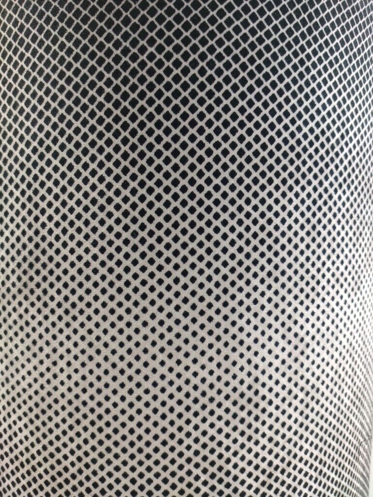 IMG_20220101_164906-768x1024-1.jpg Black and White Color Polyester Velvet Pouf for Drawing Room - PF 026 (40x40x40cm) - Image 5