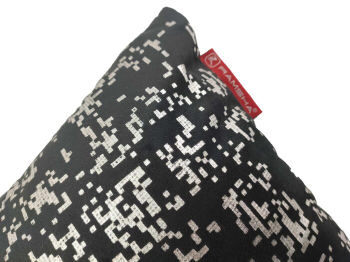 Black Home Decor Velvet Cushion - CS 095 (30x50cm) - Image 3