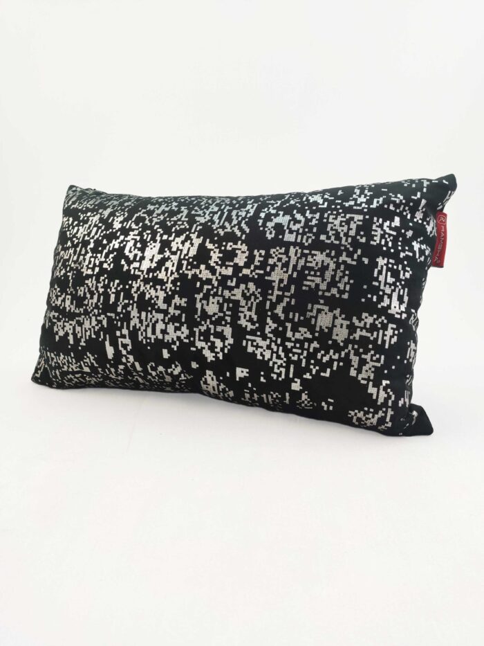 Black Home Decor Velvet Cushion - CS 095 (30x50cm) - Image 2