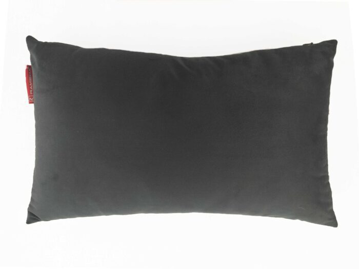 ⁦Decorative Black Velvet Cushion - CS 098 (30x50cm)⁩ - الصورة ⁦4⁩