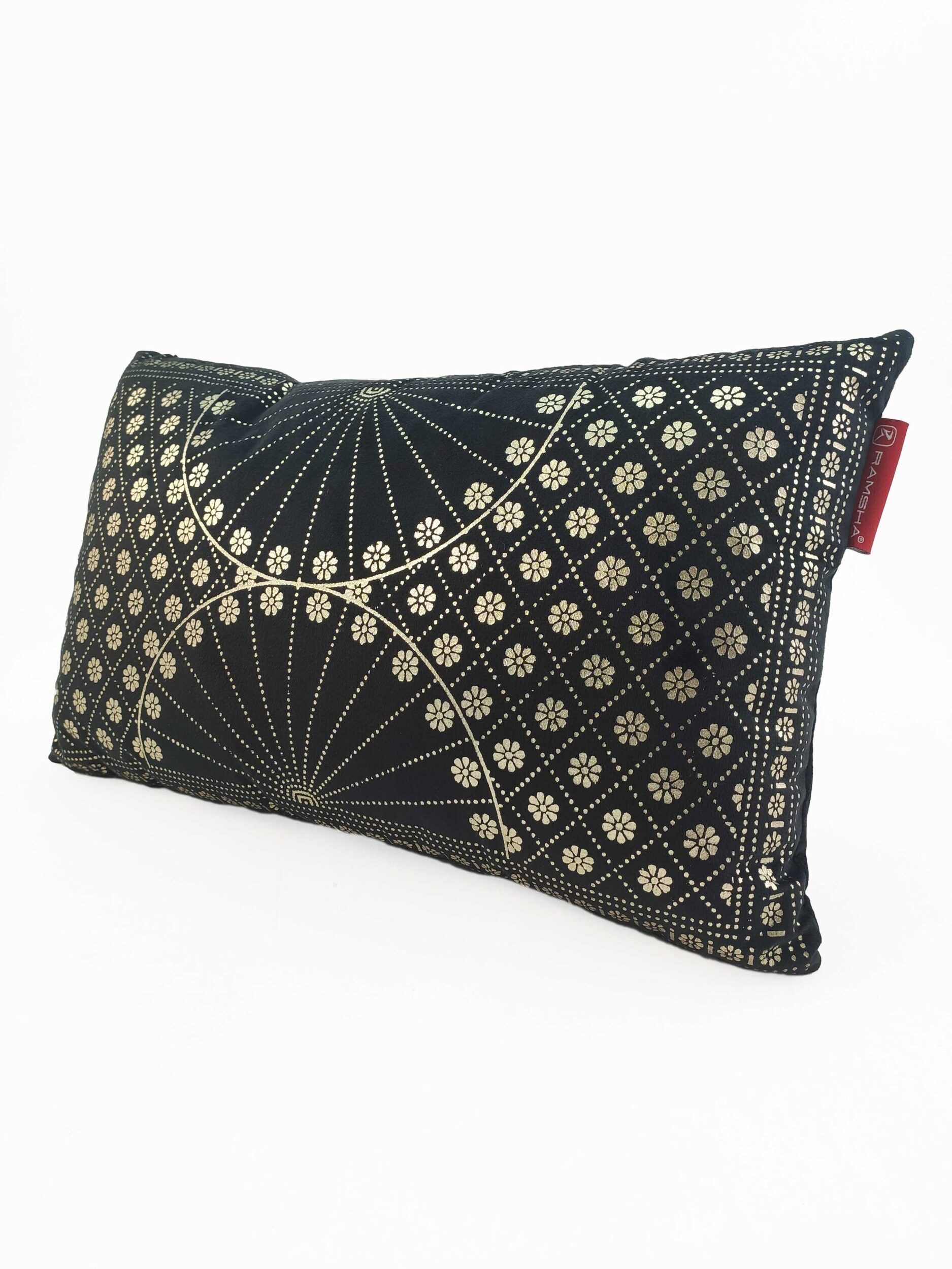 IMG_20220112_103700-scaled-1.jpg Decorative Black Velvet Cushion - CS 098 (30x50cm) - الصورة 2