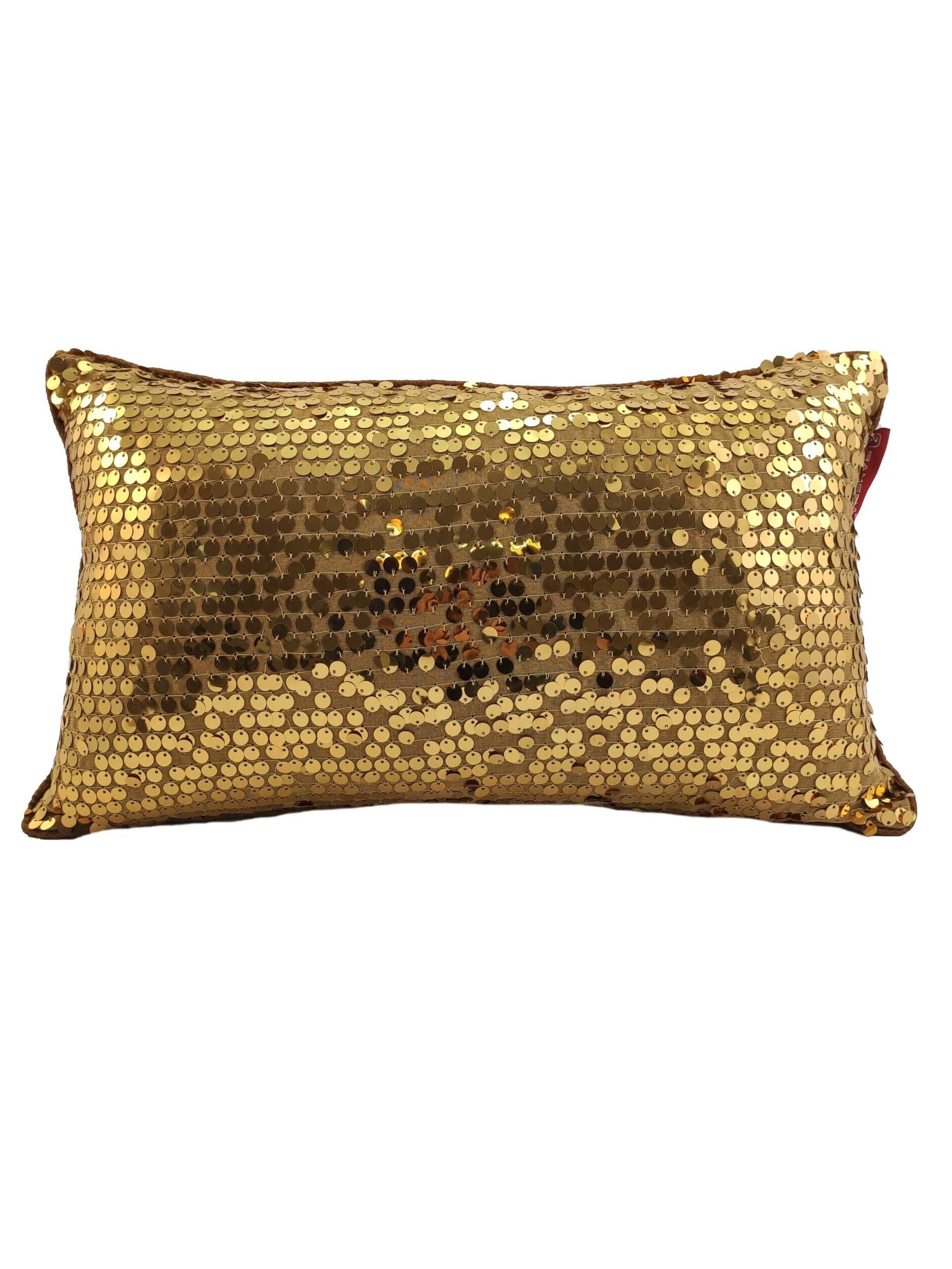 IMG_20220112_152833-1-scaled-1-1875x2500-1.jpg Gold Color Polyester Cushion with Filler for Floor, Bed, Couch - CS 080 (30x50cm) - الصورة 1