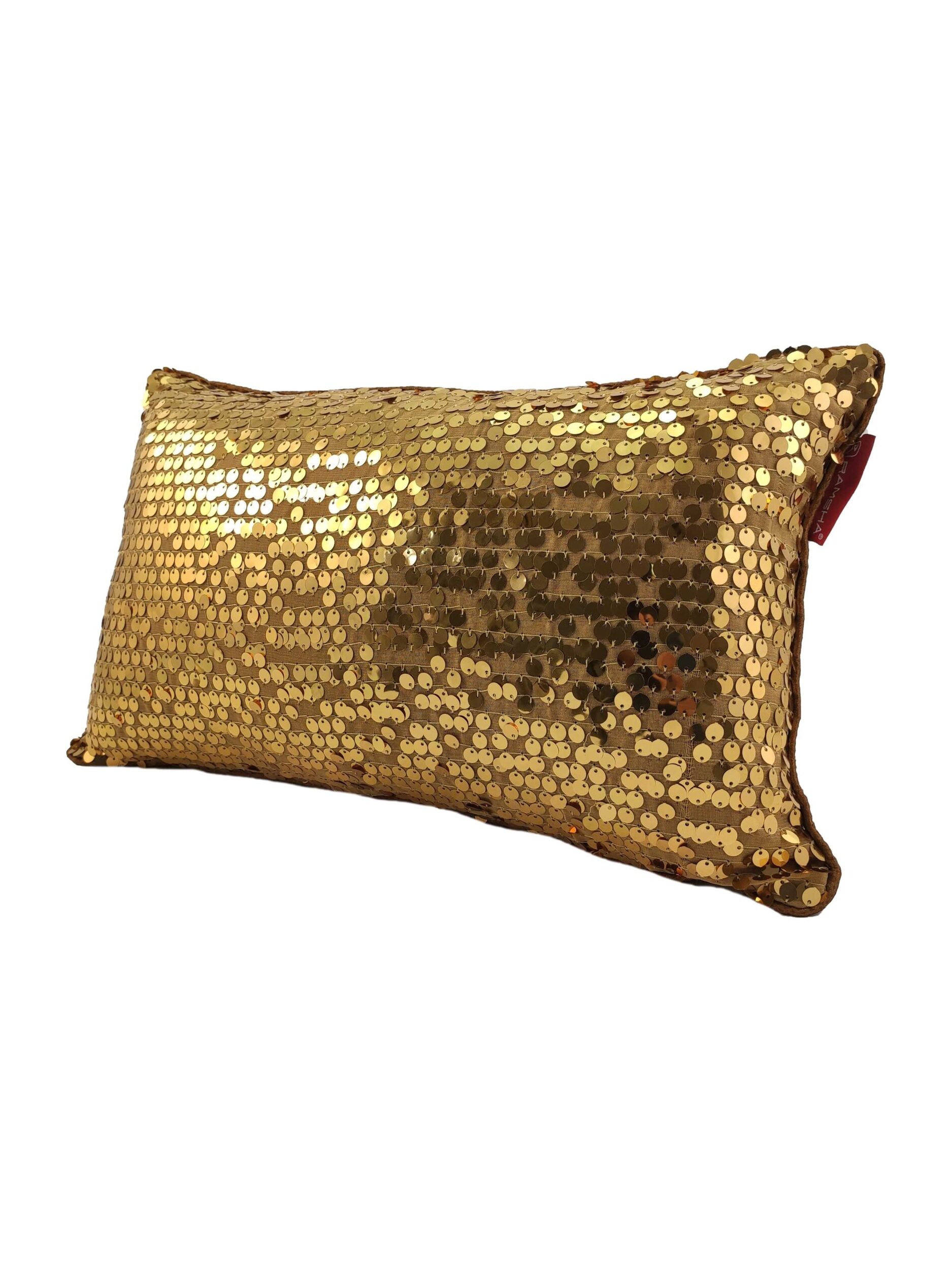 IMG_20220112_152906-1-scaled-1.jpg Gold Color Polyester Cushion with Filler for Floor, Bed, Couch - CS 080 (30x50cm) - الصورة 2