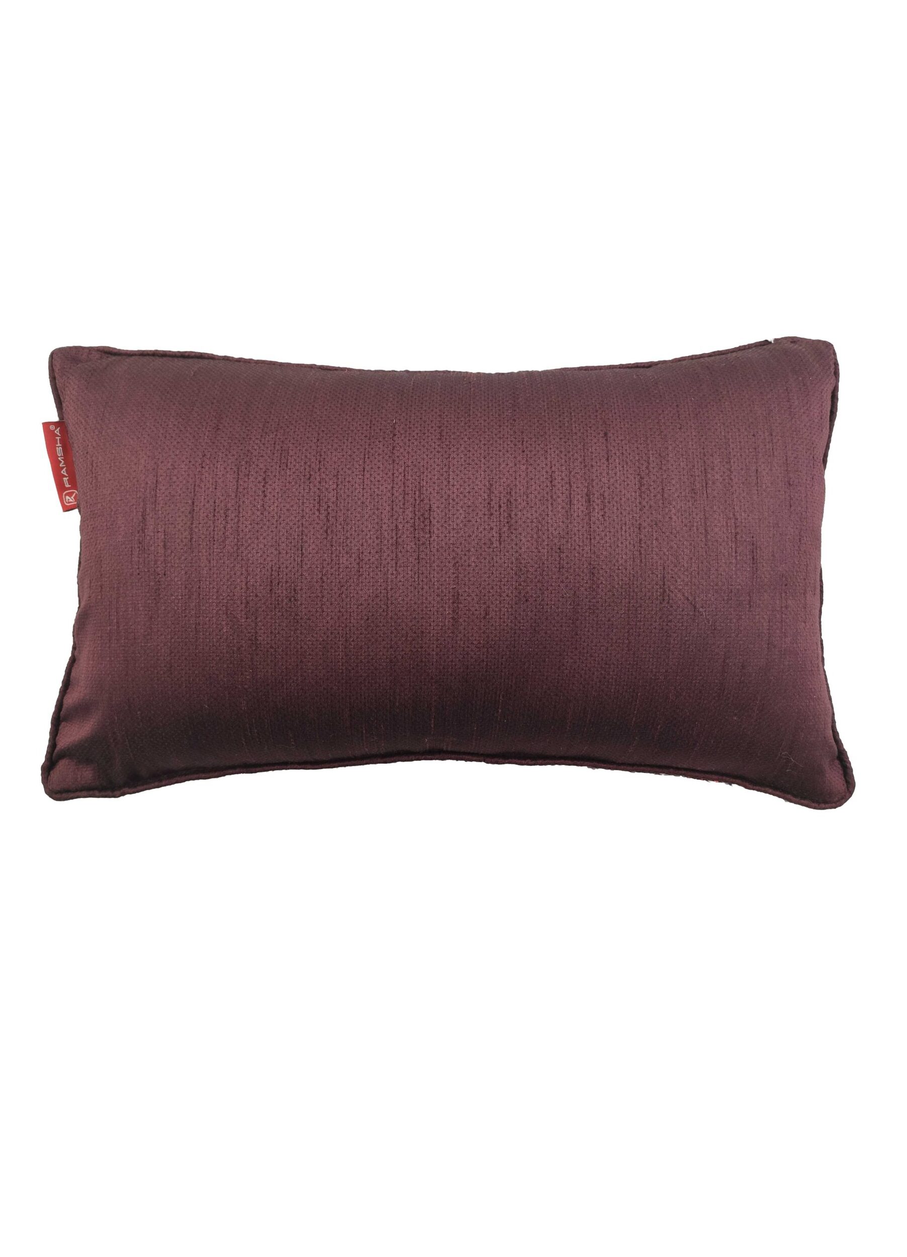 IMG_20220112_160329-1-scaled-1.jpg Red & Silver Color Polyester Cushion with Filler for Sofa, Bed, Living Room - CS 085 (30x50cm) - Image 3