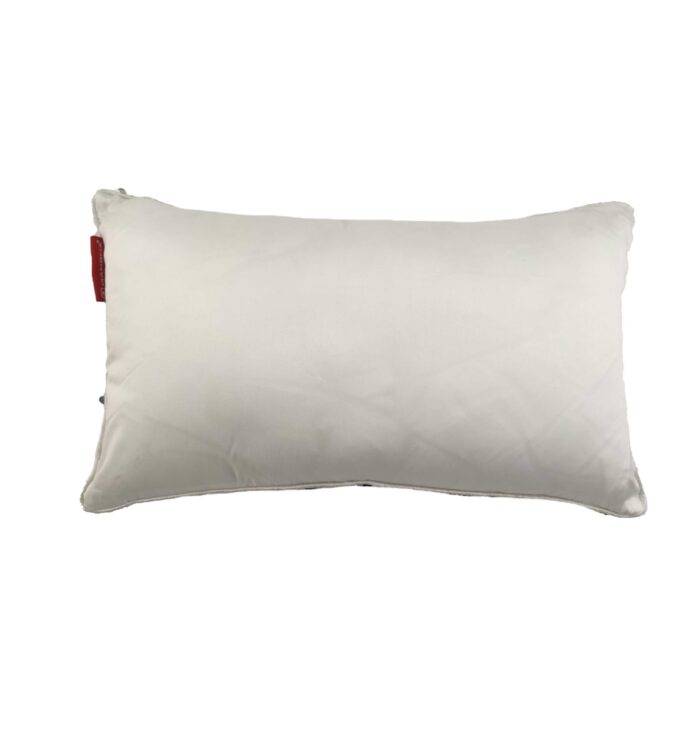 Natural & White Color Sequence Polyester Cushion with Filler for Floor, Bed, Couch - CS 087 (30x50cm) - Image 3