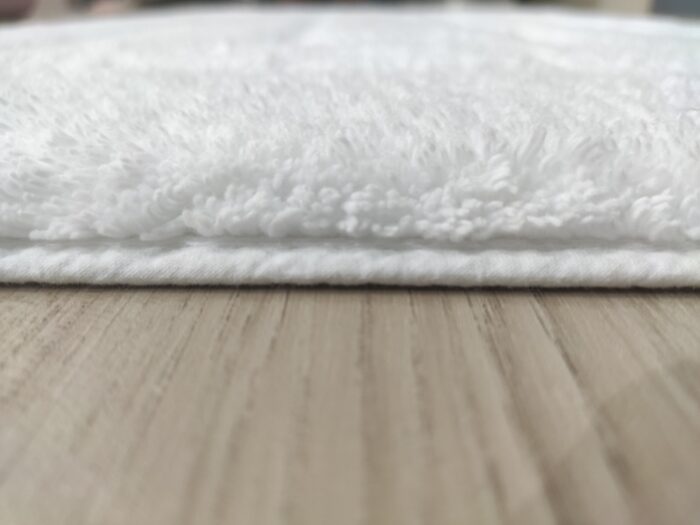 Bleach White Non-Slip Fluffy Soft Cotton Bathmat - BT 002 (60x90cm) - Image 5