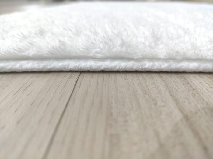 Bleach White Non-Slip Fluffy Soft Cotton Bathmat - BT 009 (60x90cm) - Image 5
