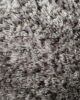 Grey polyester floor hallway shaggy rug MPV-05, 60x180cm by Ramsha Home