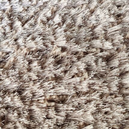 Soft shaggy rug MPV 03 in beige color, 60x180cm, perfect for playroom by Ramsha Home.