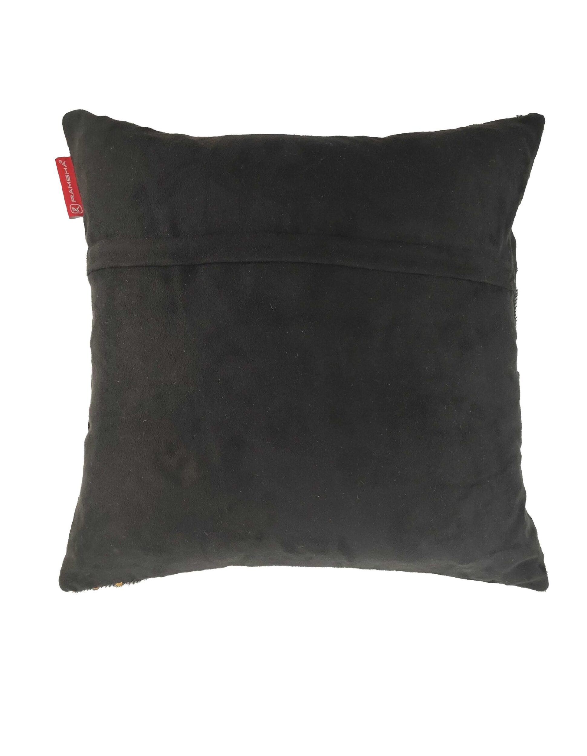 IMG_20220124_120359-2-scaled-1.jpg Black & Gold Color Handmade Leather Cushion with Filler - CS 092 (45x45cm) - Image 4