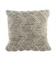 Natural & Black Color Handmade Cotton-Wool Cushion - CS 046 (60x60cm)